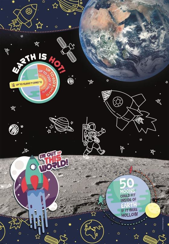 Puzzle Puzzle 104 národní geo děti - průzkum vesmíru