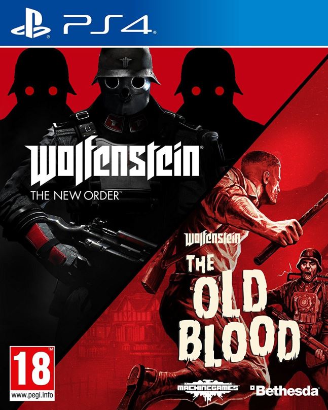 Hra na konzoli Wolfenstein: The New Order + The Old Blood - PS4