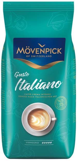 Káva MÖVENPICK of SWITZERLAND CAFFE CREMA GUSTO ITALIANO 1000g zrno