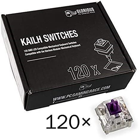 Mechanické spínače Glorious PC Gaming Race Kailh Pro Purple Switches 120