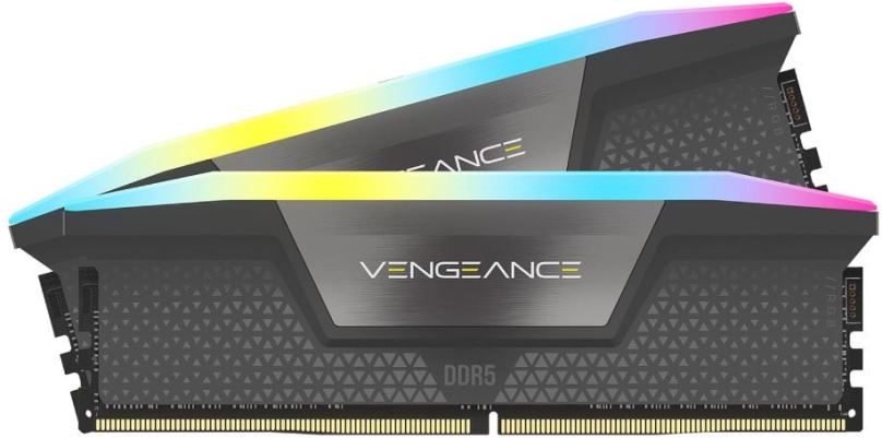 Operační paměť Corsair 32GB KIT DDR5 6000MT/s CL36 Vengeance RGB Grey EXPO