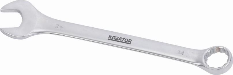 Očkoplochý klíč Kreator KRT501219 Oboustranný klíč očko/otevřený 24 275mm