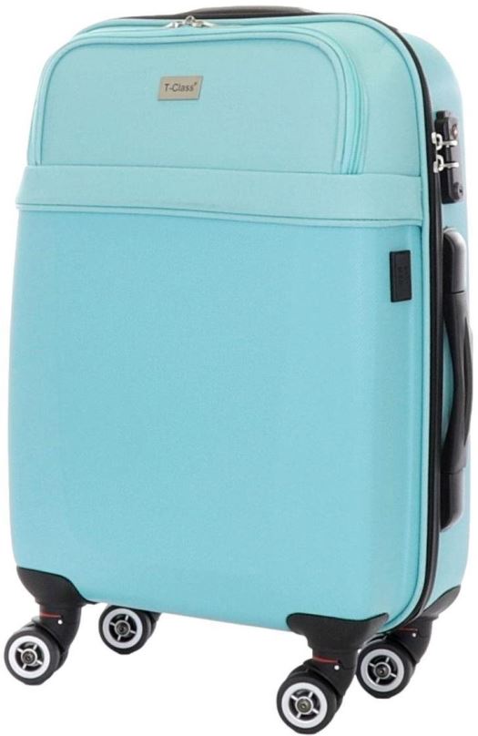 Cestovní kufr T-class 1424, vel. M, TSA zámek, váha, (modrá), 59 x 38,5 x 19cm