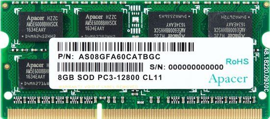 Operační paměť Apacer SO-DIMM 8GB DDR3 1600MHz CL11