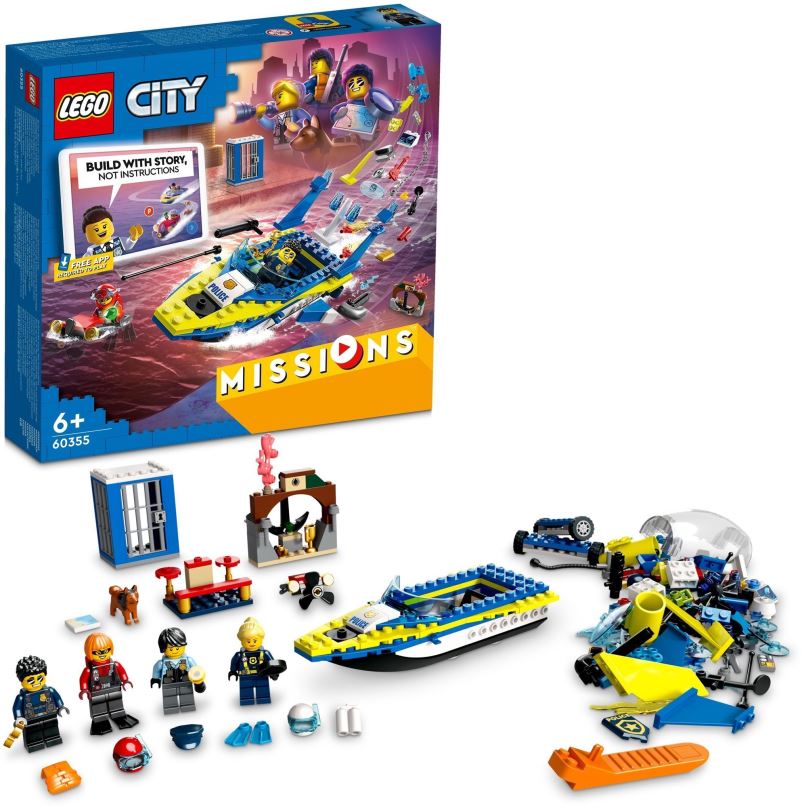 LEGO stavebnice LEGO® City 60355 Mise detektiva pobřežní stráže