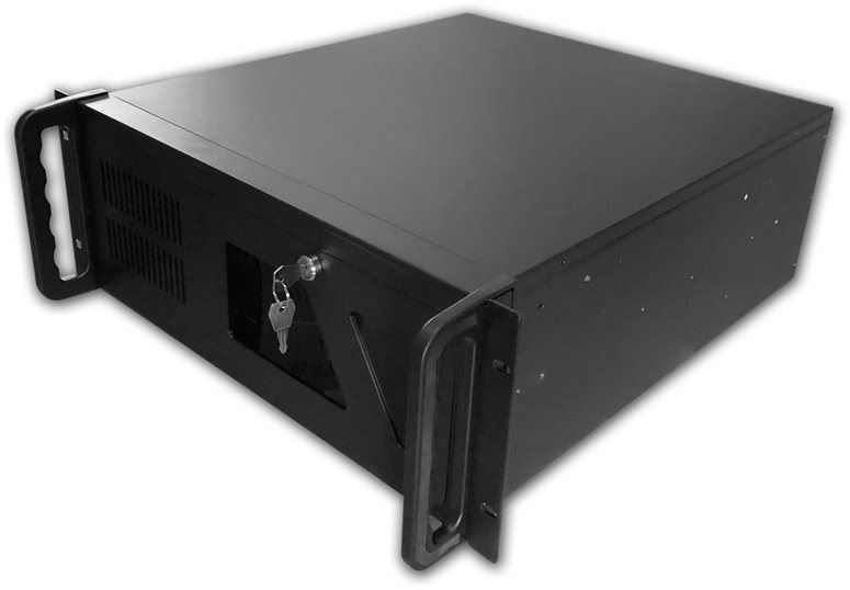 Počítačová skříň DATACOM 19" Case IPC 4U/485mm BK bez PSU