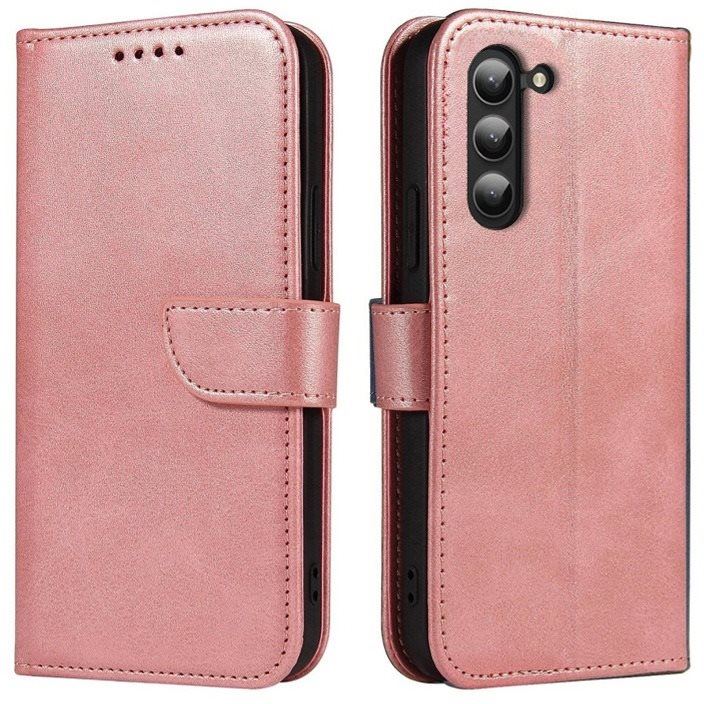 Pouzdro na mobil MG Magnet knížkové pouzdro pro Samsung Galaxy S23 Ultra, růžové