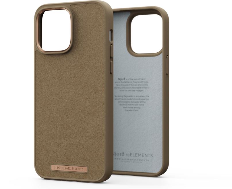 Kryt na mobil Njord iPhone 14 Pro Max Comfort+ Case Camel