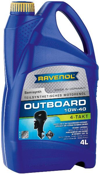 Motorový olej RAVENOL Outboardoel 4T SAE 10W-40; 4 L
