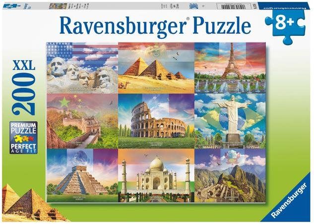 Puzzle Ravensburger puzzle 132904 Světové památky 200 dílků