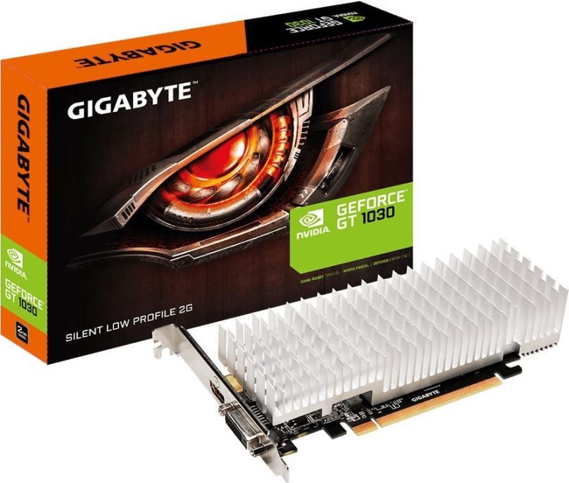 Grafická karta GIGABYTE GeForce GT 1030 Silent Low Profile 2G