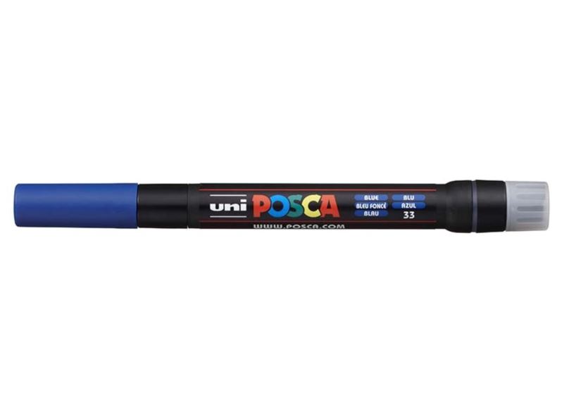 POSCA akrylový popisovač Brush PCF-350 Barva: Modrá