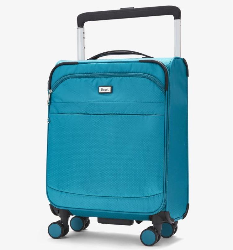 Cestovní kufr Rock TR-0242/3-S - modrozelená
