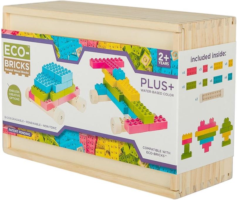 Stavebnice Once Kids Eco-Bricks Color Plus+ 48 dílů