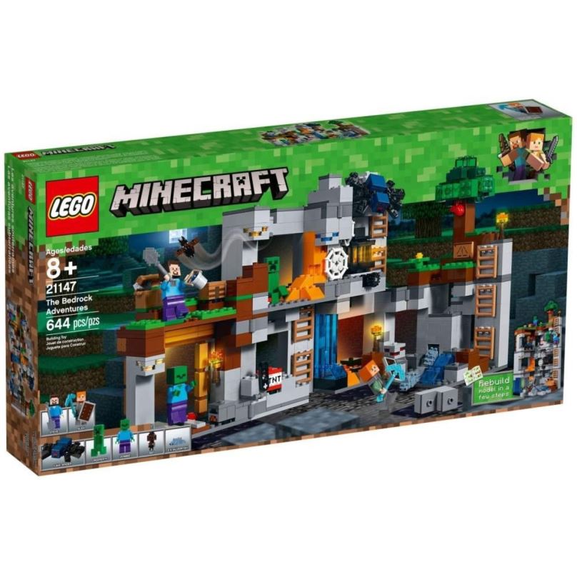 Stavebnice LEGO Minecraft 21147 Skalní dobrodružství