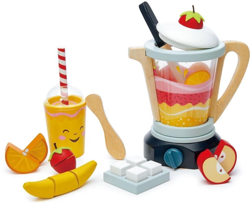 Dětský spotřebič Tender Leaf Dřevěný smoothie mixér Fruity Blender