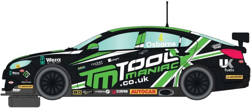 Autíčko pro autodráhu Autíčko Touring SCALEXTRIC C4143 - MG6 NGTC - BTCC 2019 - Sam Osborne