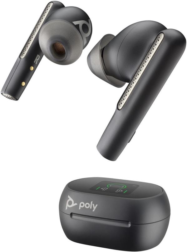 Bezdrátová sluchátka HP Poly Voyager Free 60+ UC USB-A Black