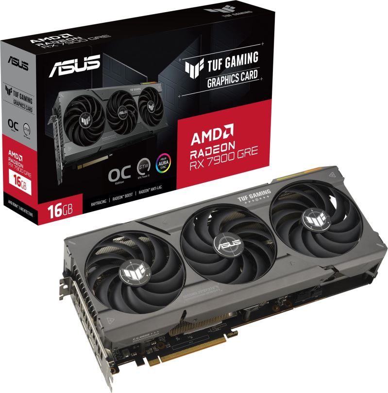 Grafická karta ASUS TUF Radeon RX 7900 GRE O16G GAMING