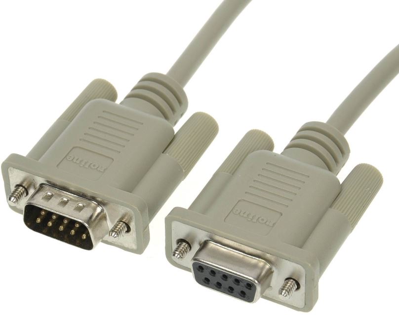 Datový kabel ROLINE prodlužovací pro myš - sériový COM port (RS232) 1.8m