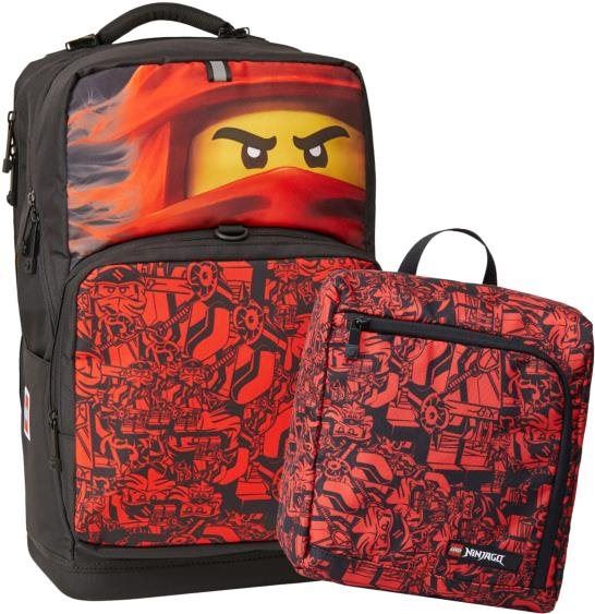 Školní batoh LEGO Ninjago Red Maxi Plus - školní batoh
