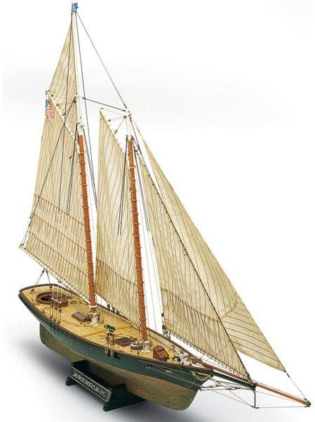 Model lodě Mamoli America 1851 1:66 kit