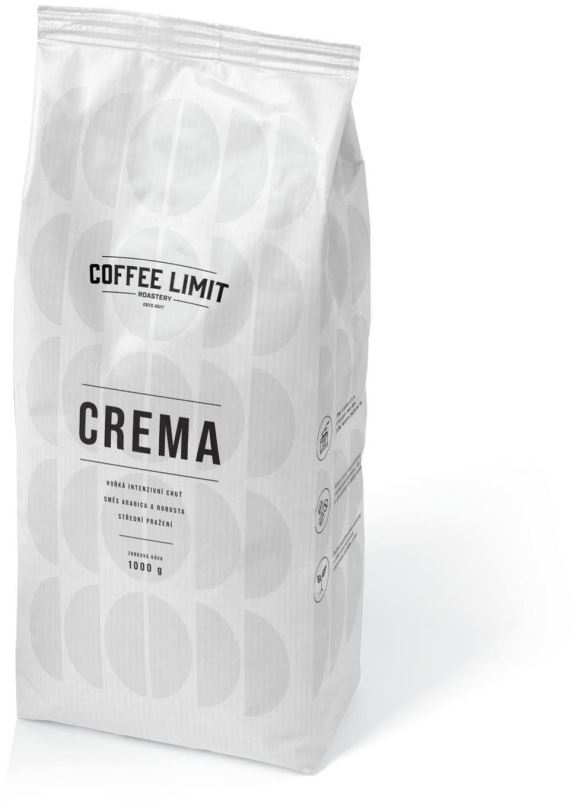 Káva COFFEE LIMIT Crema zrnková káva 1 kg