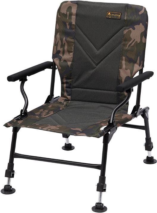 Rybářské křeslo Prologic Avenger Relax Camo Chair W/Armrests & Covers
