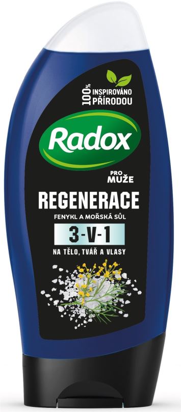 Sprchový gel RADOX Regenerace sprchový gel pro muže 3v1 250 ml