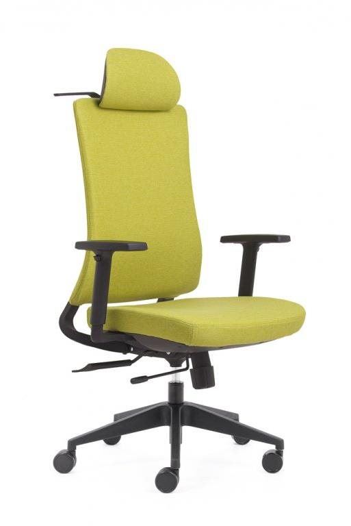 Kancelářská židle KAPA Zlín RONY, bali, zelená, žíhaná