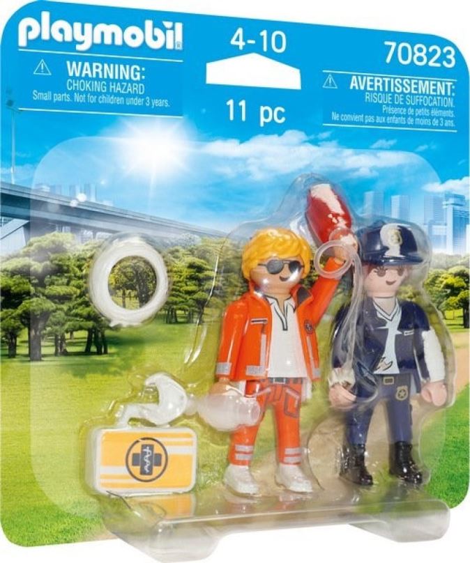 Figurky Playmobil 70823 DuoPack Pohotovostní lékař a policistka