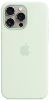 Kryt na mobil Apple iPhone 15 Pro Max Silikonový kryt s MagSafe světle mátový