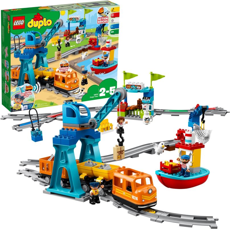 LEGO stavebnice LEGO® DUPLO® 10875 Nákladní vlak