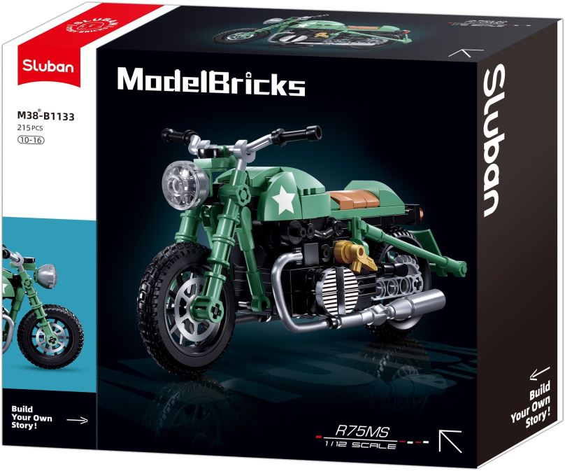 Stavebnice Sluban Model Bricks M38-B1133 Motorka R75