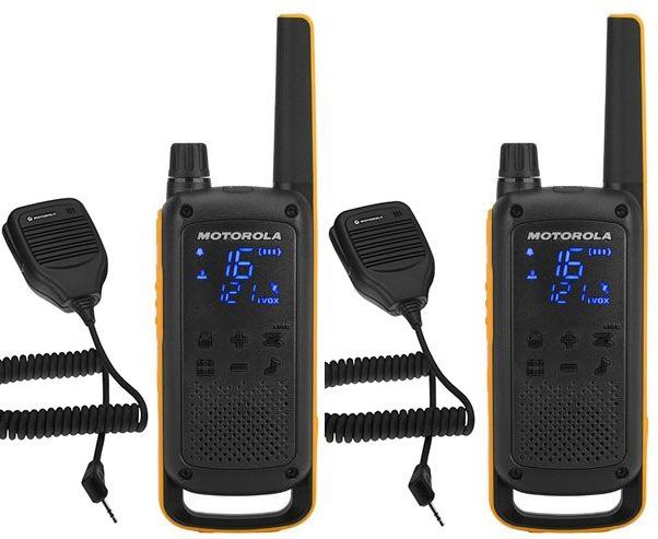 Vysílačky Motorola TLKR T82 Extreme, RSM Pack, žlutá/černá