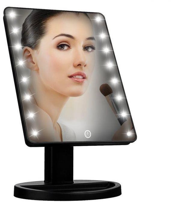 Kosmetické zrcátko iMirror kosmetické Make-Up zrcátko s LED Dot osvětlením, černé