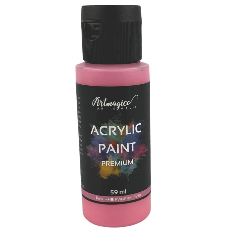 Artmagico - akrylové barvy Premium 59 ml Barva: Pink