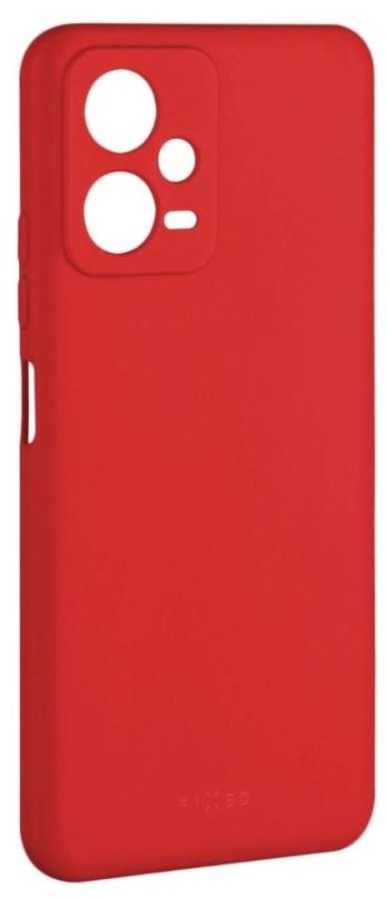 Kryt na mobil FIXED Story pro Xiaomi Redmi Note 12 5G červený