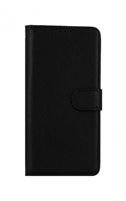 Pouzdro na mobil TopQ Samsung A12 knížkové černé s přezkou 56603