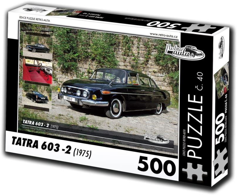 Puzzle Retro-auta Puzzle č. 40 Tatra 603-2 (1975) 500 dílků
