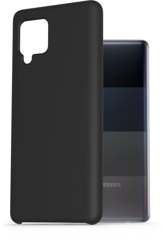 Kryt na mobil AlzaGuard Premium Liquid Silicone Case pro Samsung Galaxy A42 černé