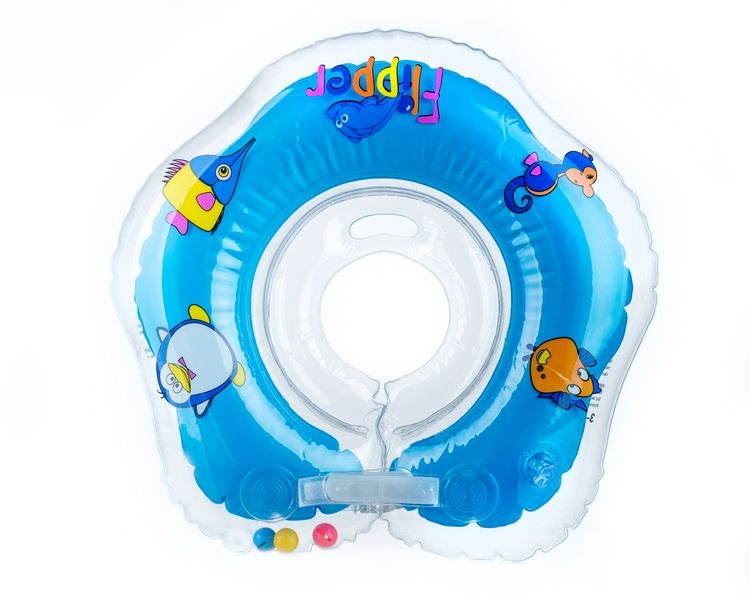 Kruh Plavací nákrčník Flipper modrý