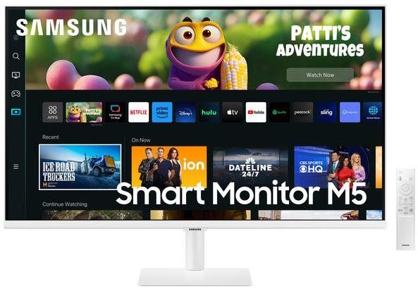 27" Samsung Smart Monitor M50C, bílý