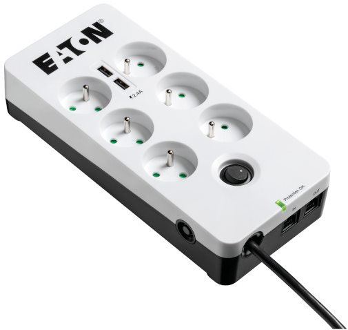 Přepěťová ochrana EATON Protection Box 6 USB Tel@ FR