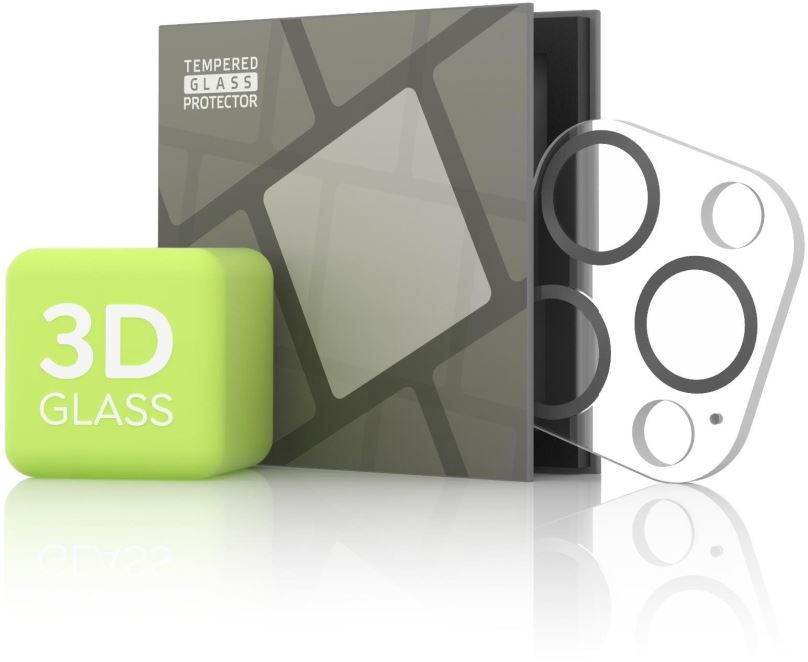 Ochranné sklo na objektiv Tempered Glass Protector pro kameru iPhone 12 Pro Max, šedá