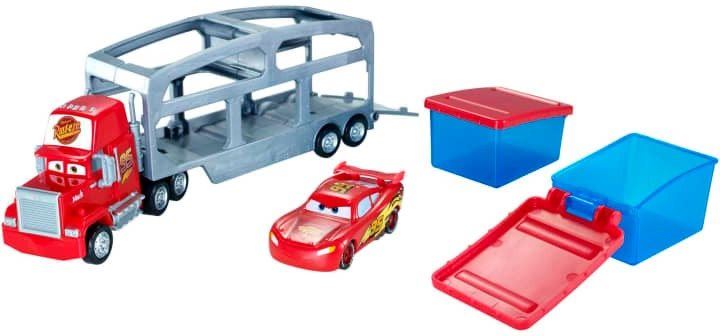 Mattel Cars Kamión Mack Dip & Dunk a Blesk McQueen měnící barvu, CKD34