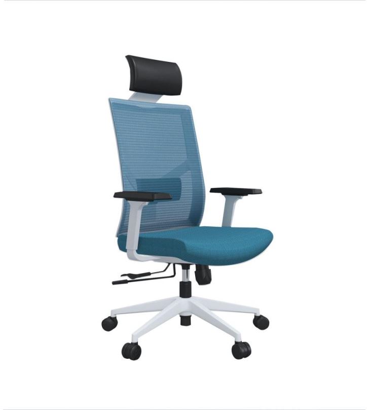 Kancelářská židle DALENOR Snow HB, textil, světle modrá