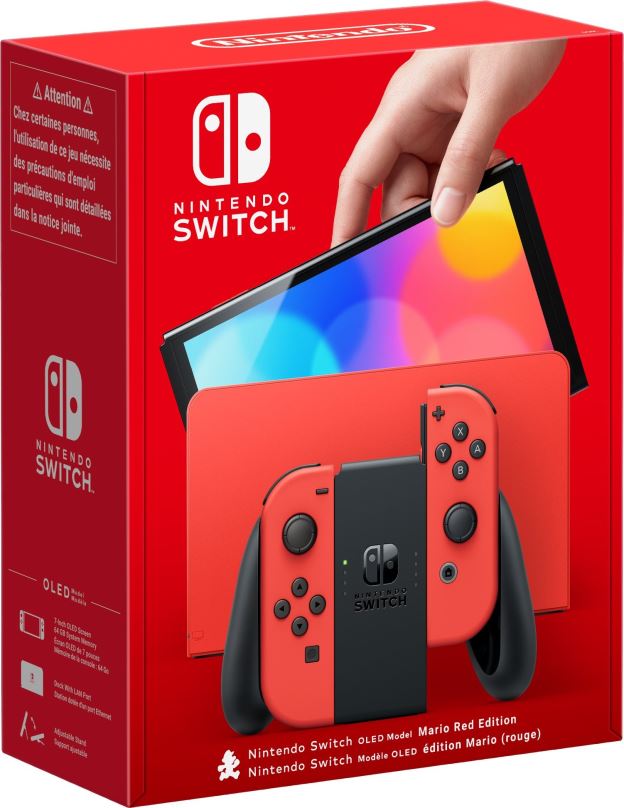Herní konzole Nintendo Switch (OLED model) Mario Red Edition