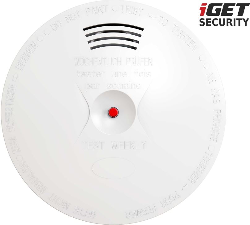 Detektor iGET SECURITY EP14 - bezdrátový senzor kouře pro alarm iGET M5-4G