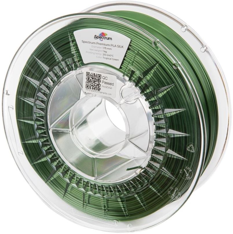 Filament Filament Spectrum Silk PLA 1.75mm Tropical Green 1kg